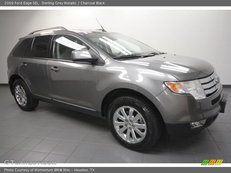 Sterling Grey Metallic / Charcoal Black 2009 Ford Edge SEL