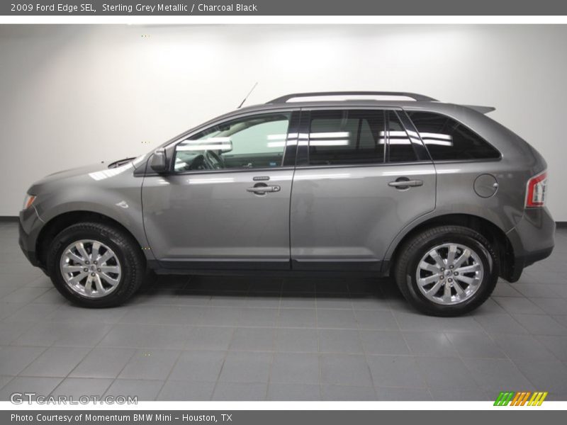 Sterling Grey Metallic / Charcoal Black 2009 Ford Edge SEL