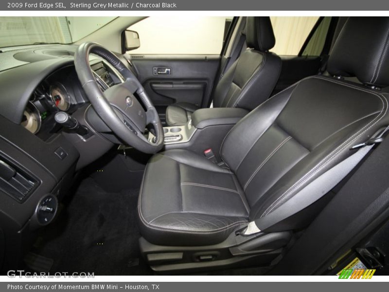 Sterling Grey Metallic / Charcoal Black 2009 Ford Edge SEL
