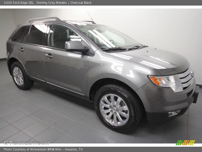 Sterling Grey Metallic / Charcoal Black 2009 Ford Edge SEL