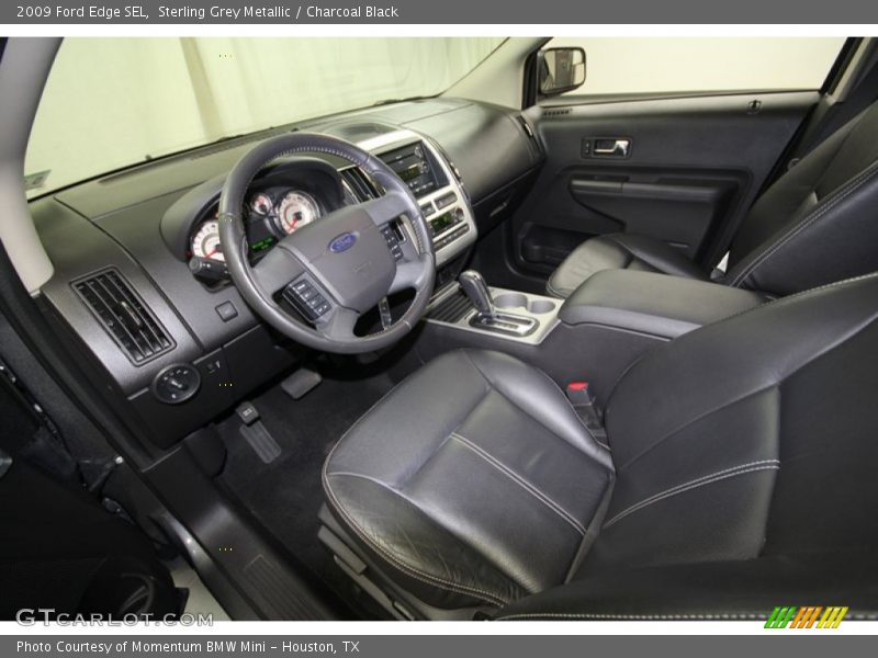 Sterling Grey Metallic / Charcoal Black 2009 Ford Edge SEL
