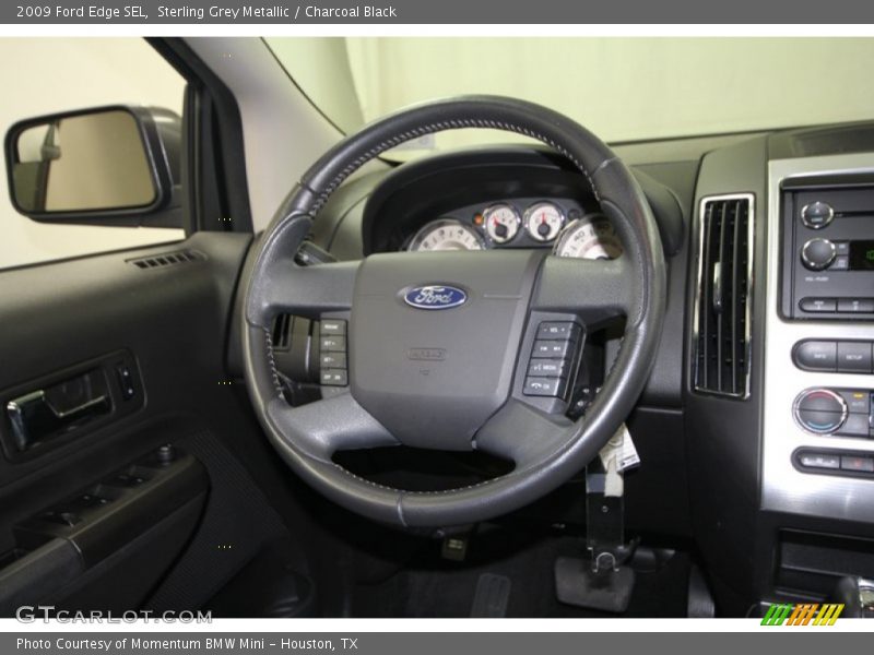 Sterling Grey Metallic / Charcoal Black 2009 Ford Edge SEL