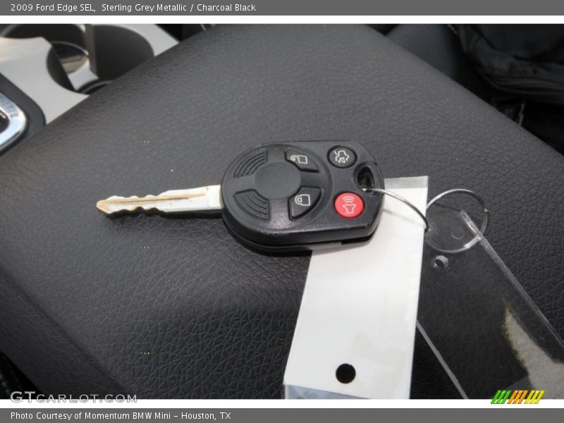 Sterling Grey Metallic / Charcoal Black 2009 Ford Edge SEL