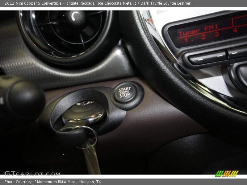 Ice Chocolate Metallic / Dark Truffle Lounge Leather 2012 Mini Cooper S Convertible Highgate Package