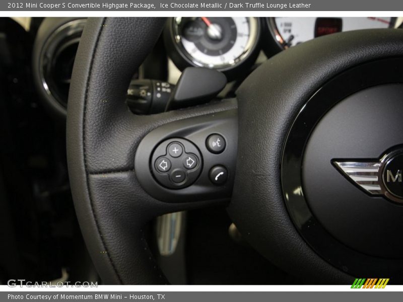 Ice Chocolate Metallic / Dark Truffle Lounge Leather 2012 Mini Cooper S Convertible Highgate Package