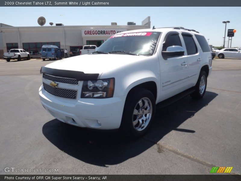 Summit White / Light Cashmere 2009 Chevrolet Tahoe LTZ