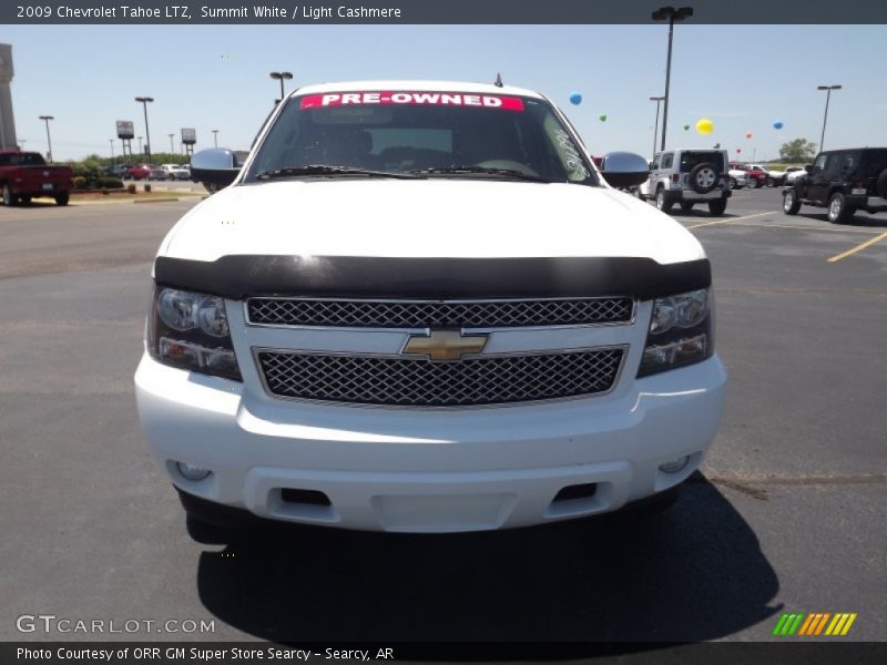 Summit White / Light Cashmere 2009 Chevrolet Tahoe LTZ