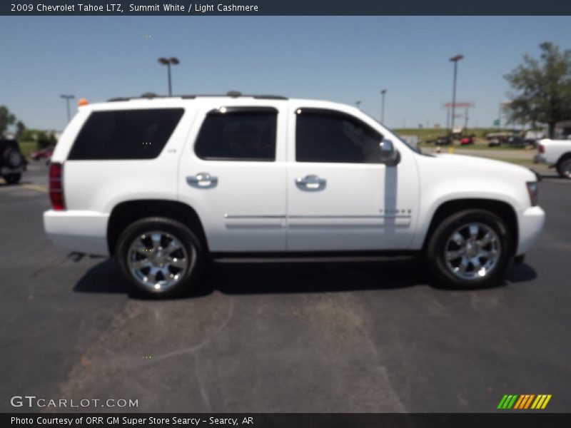 Summit White / Light Cashmere 2009 Chevrolet Tahoe LTZ