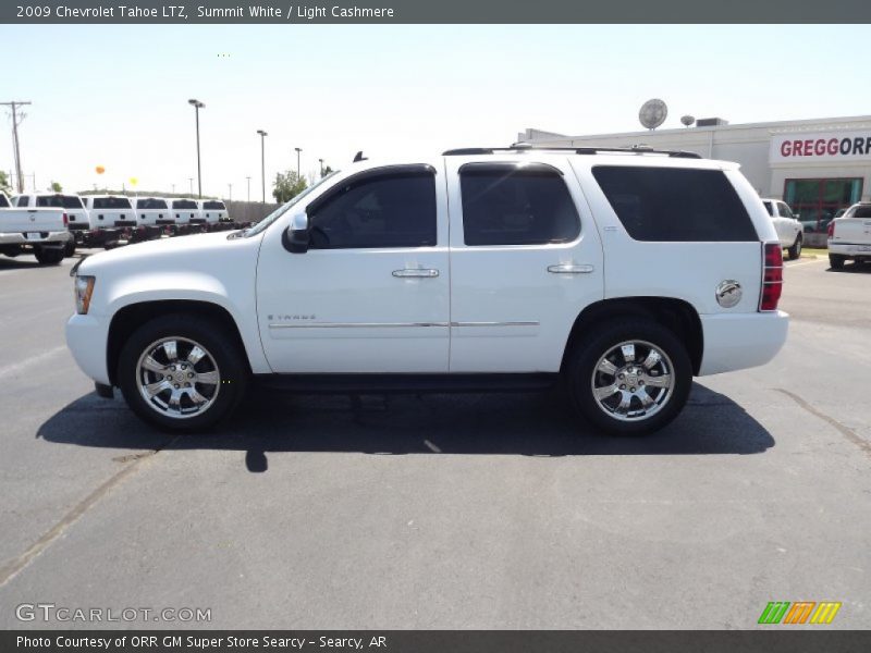 Summit White / Light Cashmere 2009 Chevrolet Tahoe LTZ