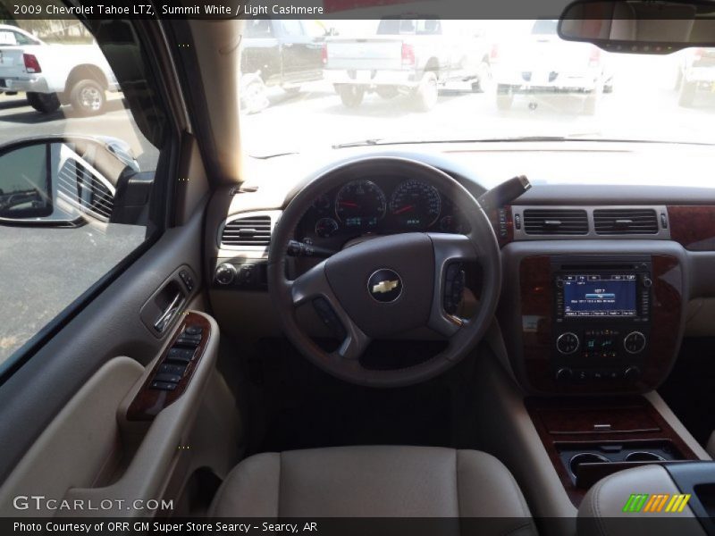 Summit White / Light Cashmere 2009 Chevrolet Tahoe LTZ