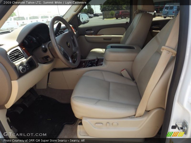 Summit White / Light Cashmere 2009 Chevrolet Tahoe LTZ