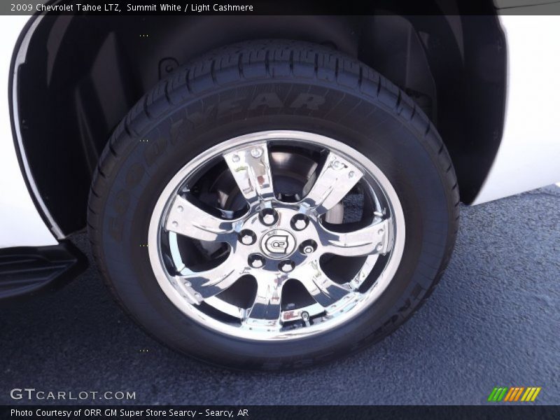 Summit White / Light Cashmere 2009 Chevrolet Tahoe LTZ