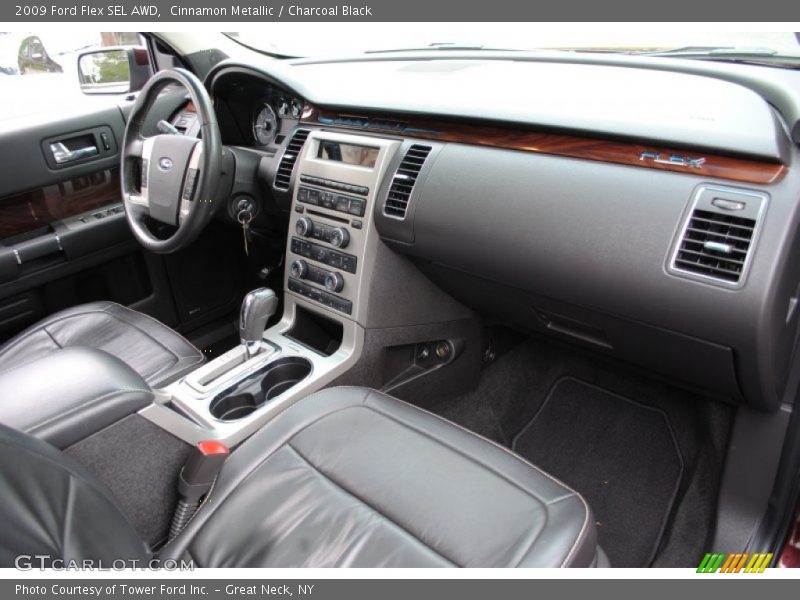 Cinnamon Metallic / Charcoal Black 2009 Ford Flex SEL AWD
