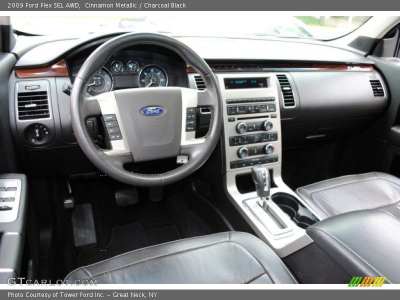 Cinnamon Metallic / Charcoal Black 2009 Ford Flex SEL AWD