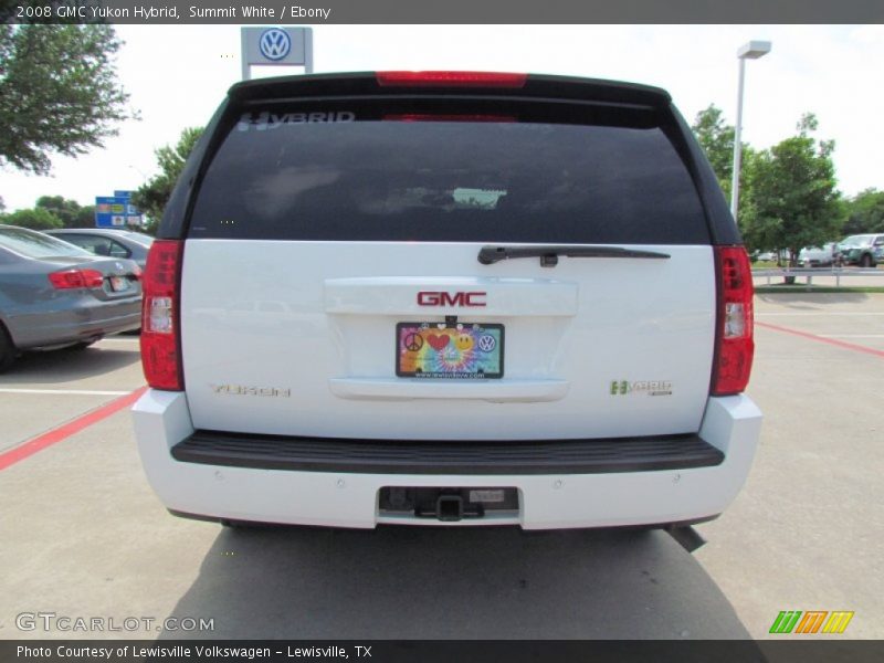 Summit White / Ebony 2008 GMC Yukon Hybrid