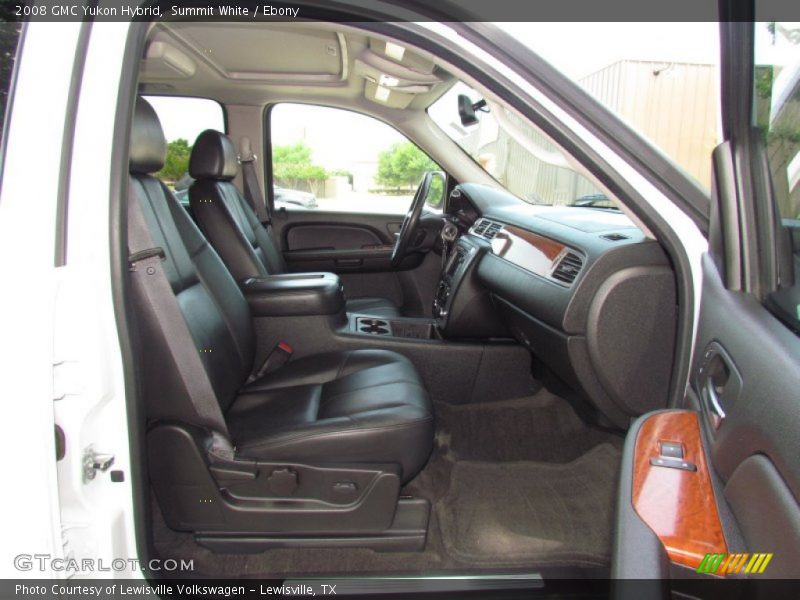  2008 Yukon Hybrid Ebony Interior