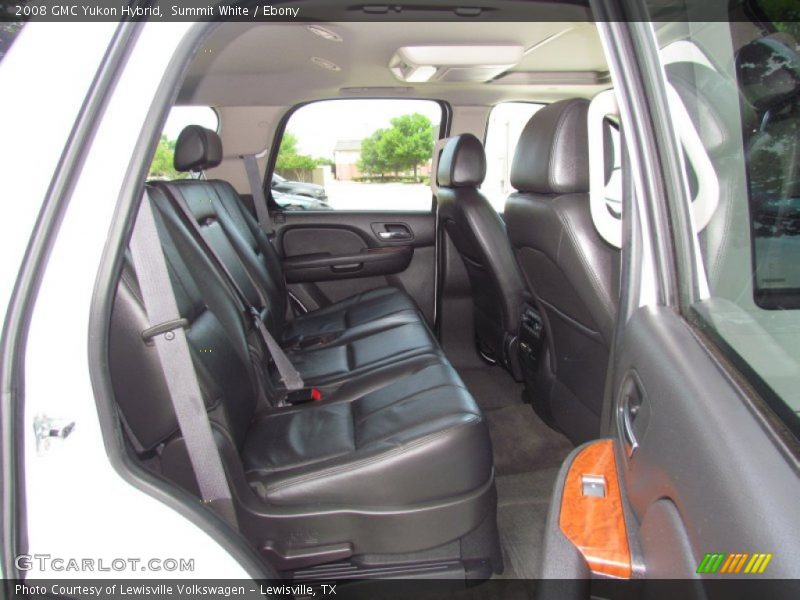  2008 Yukon Hybrid Ebony Interior