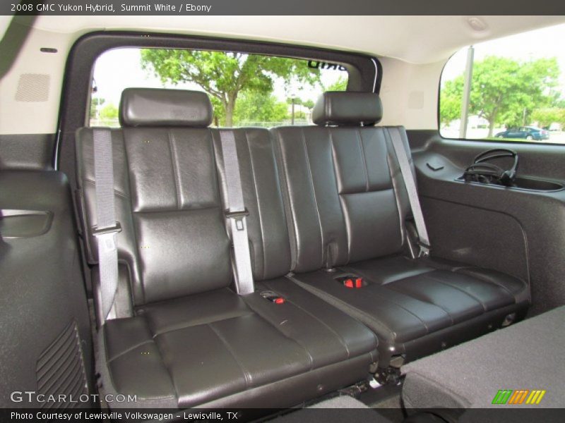  2008 Yukon Hybrid Ebony Interior