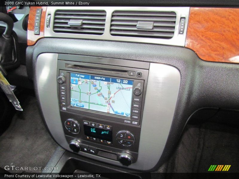 Navigation of 2008 Yukon Hybrid