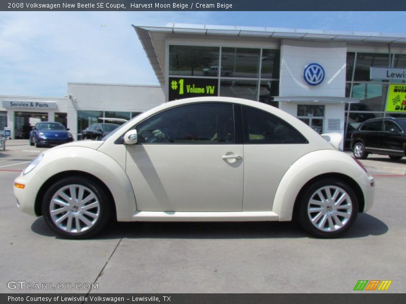 Harvest Moon Beige / Cream Beige 2008 Volkswagen New Beetle SE Coupe