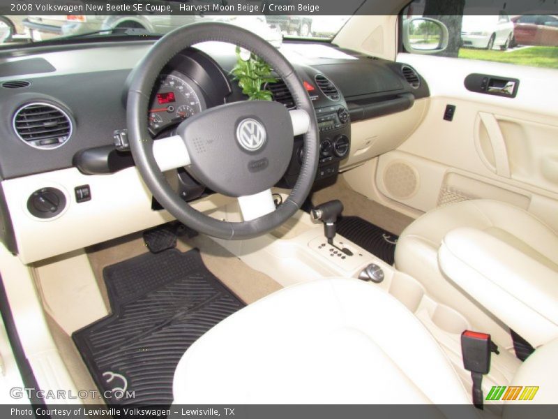 Harvest Moon Beige / Cream Beige 2008 Volkswagen New Beetle SE Coupe