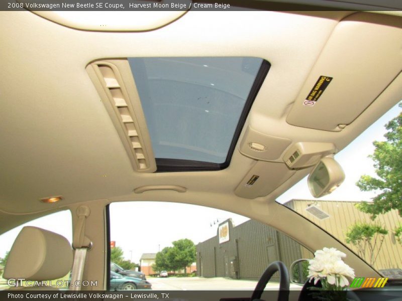 Harvest Moon Beige / Cream Beige 2008 Volkswagen New Beetle SE Coupe