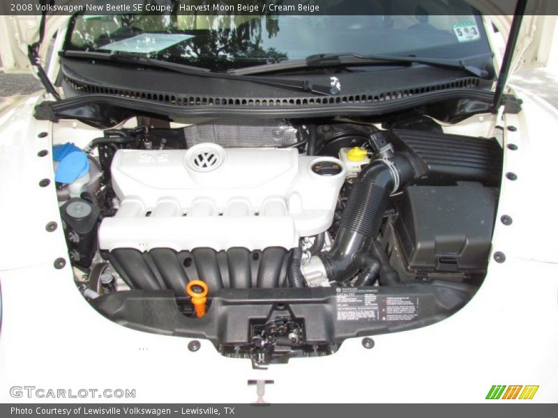 Harvest Moon Beige / Cream Beige 2008 Volkswagen New Beetle SE Coupe