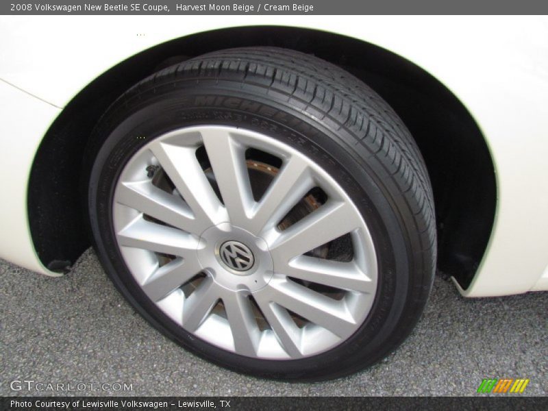Harvest Moon Beige / Cream Beige 2008 Volkswagen New Beetle SE Coupe