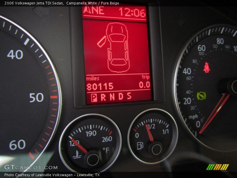 Campanella White / Pure Beige 2006 Volkswagen Jetta TDI Sedan