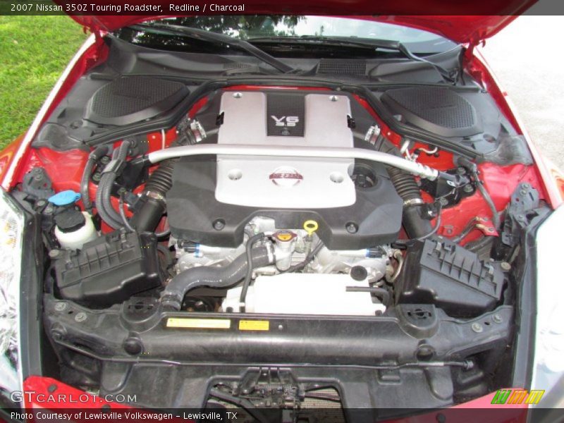 Redline / Charcoal 2007 Nissan 350Z Touring Roadster