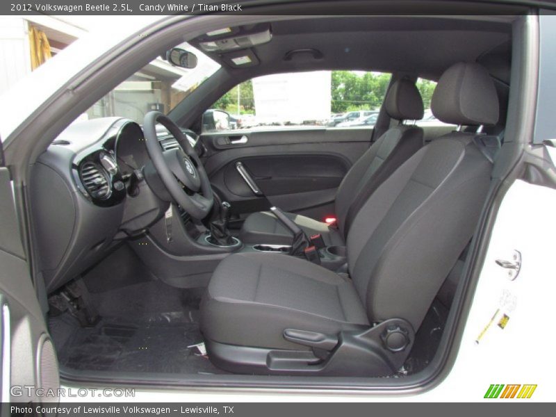  2012 Beetle 2.5L Titan Black Interior