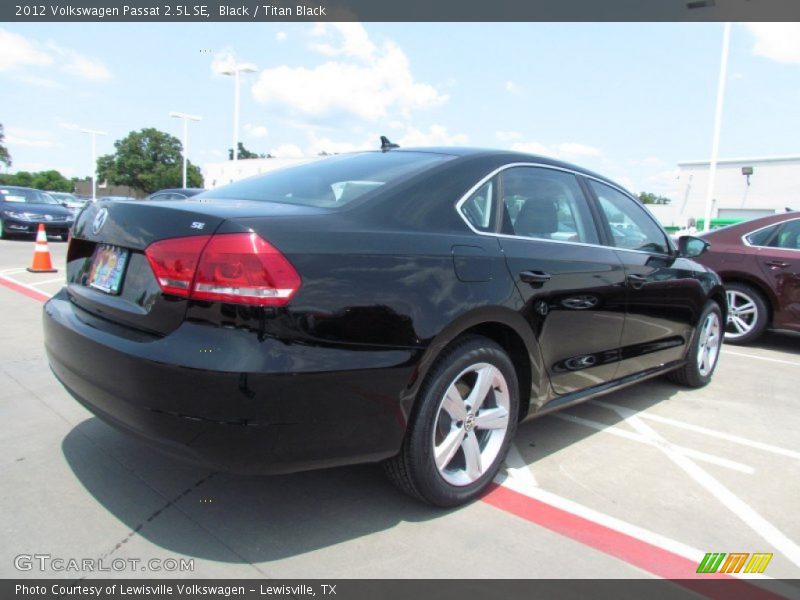 Black / Titan Black 2012 Volkswagen Passat 2.5L SE