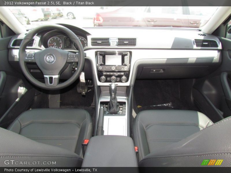 Black / Titan Black 2012 Volkswagen Passat 2.5L SE