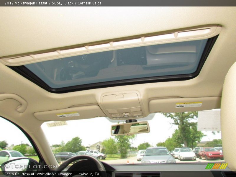 Black / Cornsilk Beige 2012 Volkswagen Passat 2.5L SE