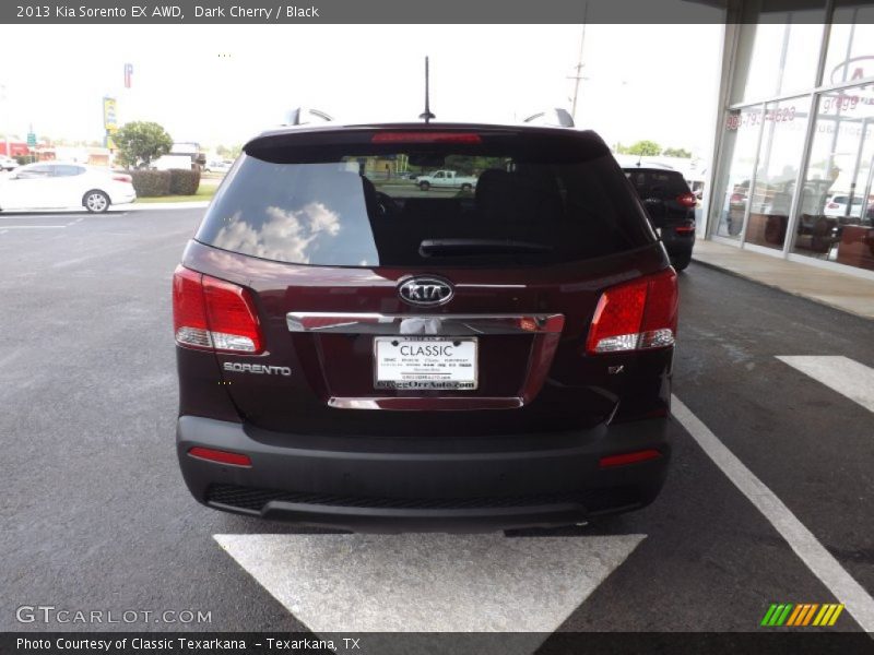 Dark Cherry / Black 2013 Kia Sorento EX AWD