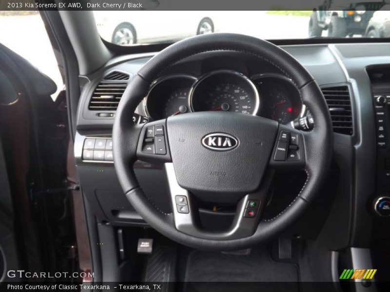Dark Cherry / Black 2013 Kia Sorento EX AWD