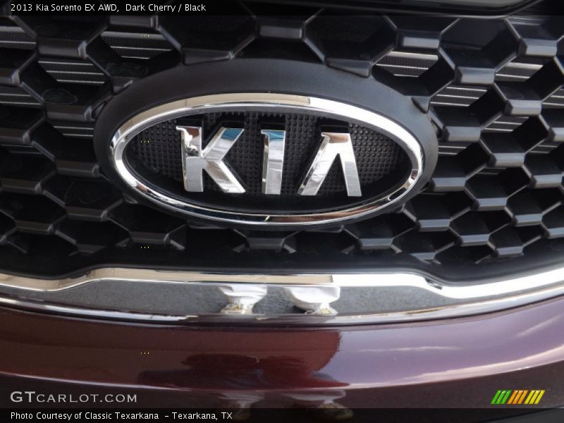 Dark Cherry / Black 2013 Kia Sorento EX AWD