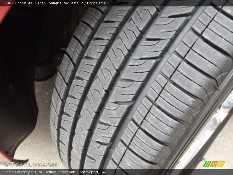 Sangria Red Metallic / Light Camel 2009 Lincoln MKS Sedan