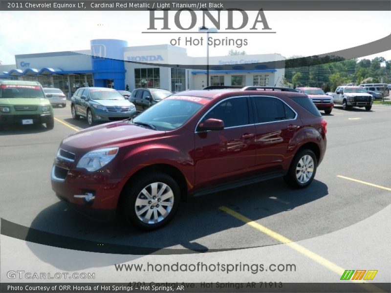 Cardinal Red Metallic / Light Titanium/Jet Black 2011 Chevrolet Equinox LT