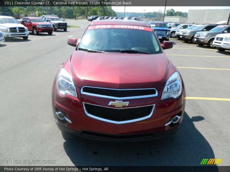 Cardinal Red Metallic / Light Titanium/Jet Black 2011 Chevrolet Equinox LT