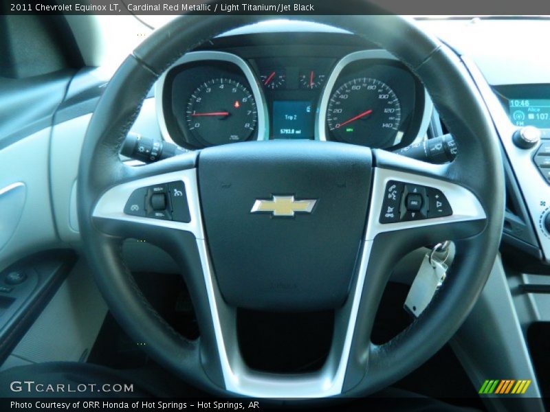 Cardinal Red Metallic / Light Titanium/Jet Black 2011 Chevrolet Equinox LT
