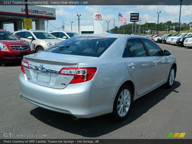 Classic Silver Metallic / Ash 2012 Toyota Camry Hybrid XLE