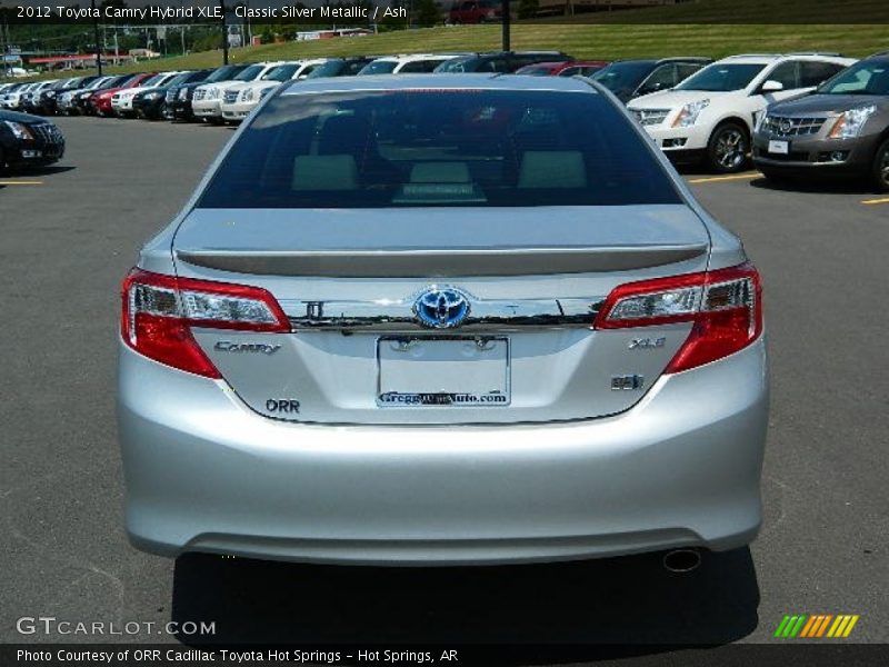 Classic Silver Metallic / Ash 2012 Toyota Camry Hybrid XLE