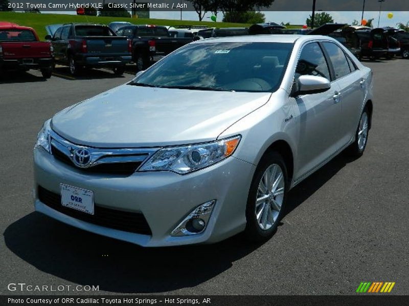 Classic Silver Metallic / Ash 2012 Toyota Camry Hybrid XLE