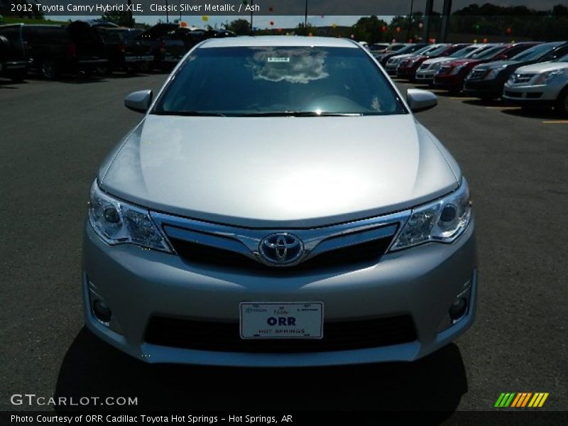 Classic Silver Metallic / Ash 2012 Toyota Camry Hybrid XLE