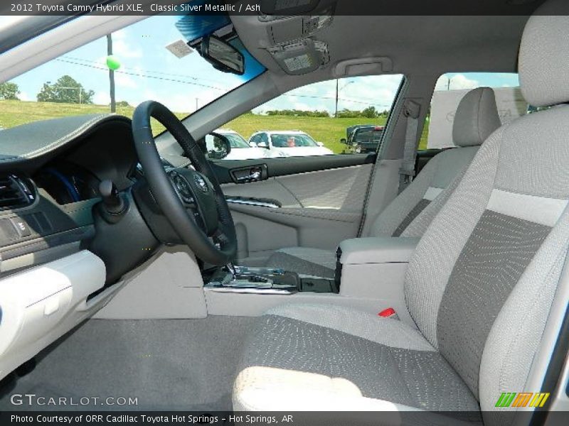 Classic Silver Metallic / Ash 2012 Toyota Camry Hybrid XLE