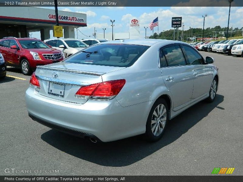 Classic Silver Metallic / Light Gray 2012 Toyota Avalon Limited