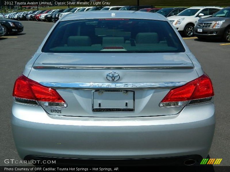 Classic Silver Metallic / Light Gray 2012 Toyota Avalon Limited