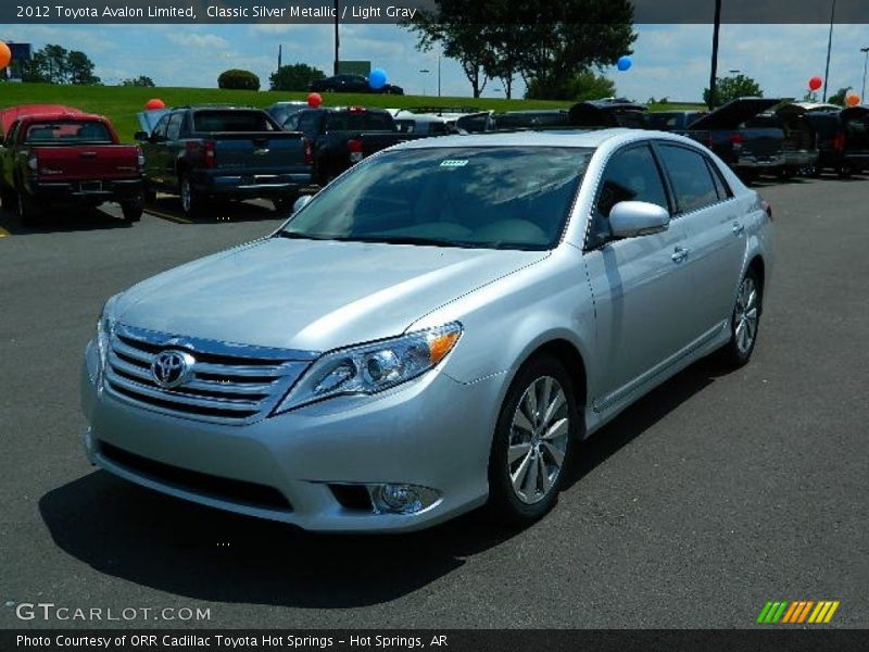 Classic Silver Metallic / Light Gray 2012 Toyota Avalon Limited