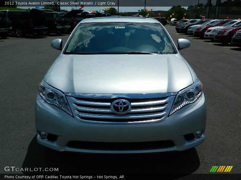 Classic Silver Metallic / Light Gray 2012 Toyota Avalon Limited